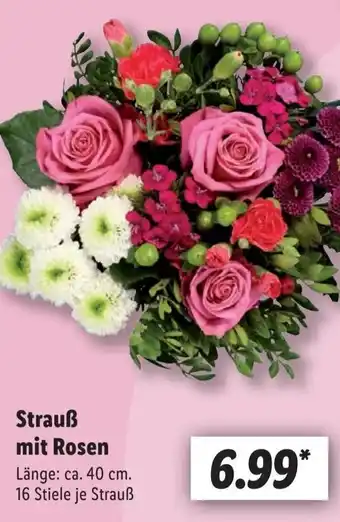 Lidl Strauß mit Rosen Angebot