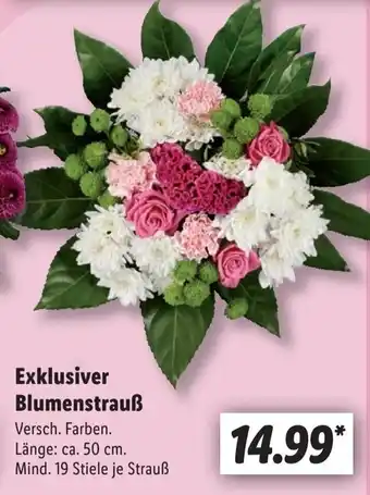 Lidl Exklusiver Blumenstrauß Angebot