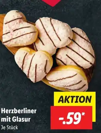 Lidl Herzberliner mit Glasur Angebot