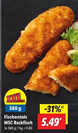 Lidl Fischerstolz MSC Backfisch Angebot