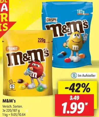 Lidl M&m's Angebot