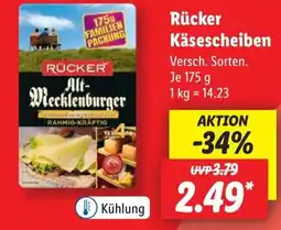 Lidl Rücker Käsescheiben Angebot