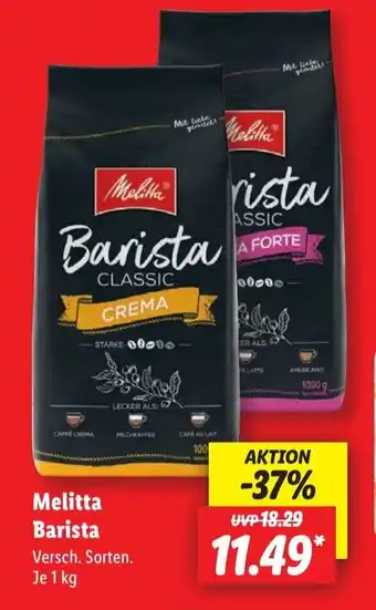 Lidl Melitta Barista Angebot