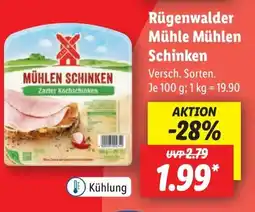 Lidl Rügenwalder Mühle Mühlen Schinken Angebot