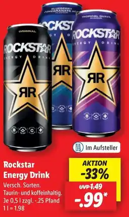 Lidl Rockstar Energy Drink Angebot