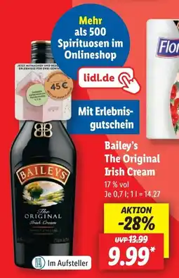 Lidl Bailey's The Original Irish Cream Angebot