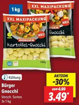 Lidl Bürger Gnocchi Angebot