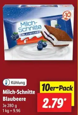 Lidl Milch-Schnitte BLAUBEERE Angebot