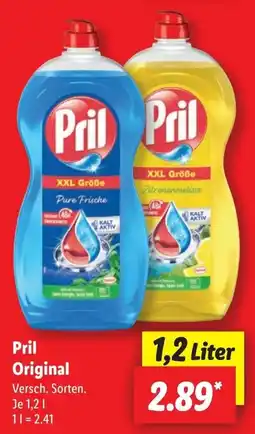 Lidl Pril Original Angebot