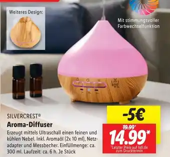 Lidl SILVERCREST Aroma-Diffuser Angebot