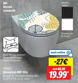 Lidl WENKO Duroplast-WC-Sitz Angebot