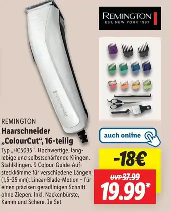 Lidl REMINGTON Haarschneider ,,ColourCut", 16-teilig Angebot