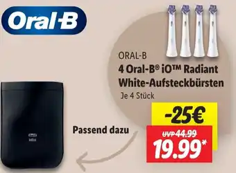 Lidl Oral-B iO Radiant White-Aufsteckbürsten Angebot