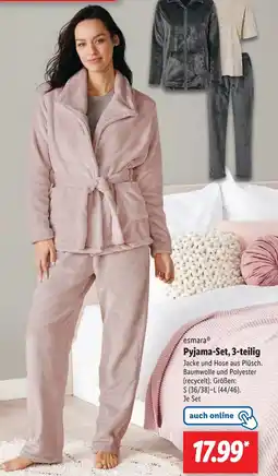 Lidl esmara Pyjama-Set, 3-teilig Angebot