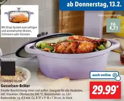 Lidl LIVARNO home Gusseisen-Bräter Angebot