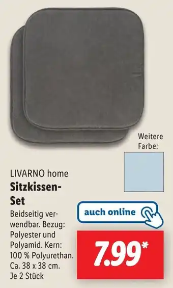 Lidl LIVARNO home Sitzkissen- Set Angebot