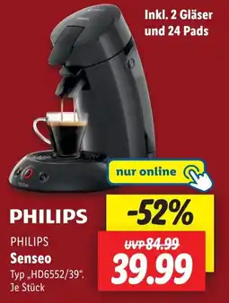 Lidl PHILIPS Senseo Angebot