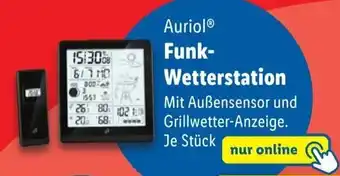 Lidl Auriol Funk- Wetterstation Angebot