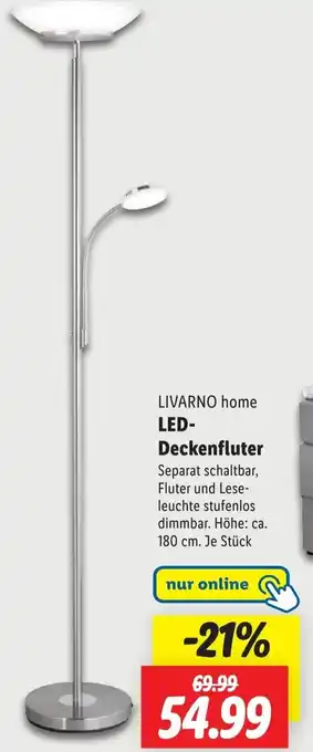 Lidl LIVARNO home LED- Deckenfluter Angebot