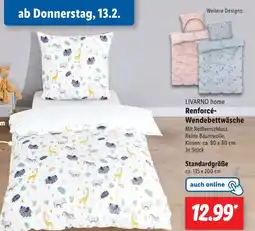 Lidl LIVARNO home Renforcé- Wendebettwäsche Angebot