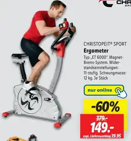 Lidl CHRISTOPEIT SPORT Ergometer Angebot