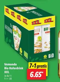 Lidl Vemondo Bio Haferdrink XXL Angebot