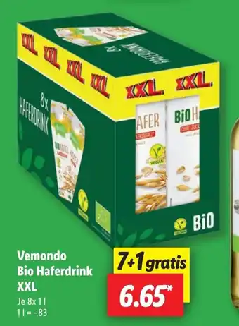 Lidl Vemondo Bio Haferdrink XXL Angebot