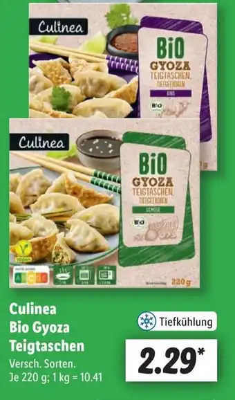 Lidl Culinea Bio Gyoza Teigtaschen Angebot