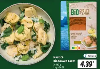 Lidl Nautica Bio Graved Lachs Angebot