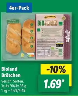 Lidl Bioland Brötchen Angebot