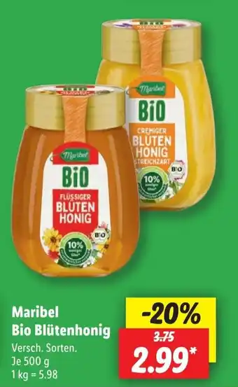 Lidl Maribel Bio Blütenhonig Angebot