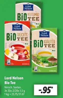 Lidl Lord Nelson Bio Tee Angebot