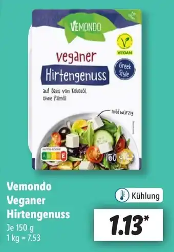 Lidl Vemondo Veganer Hirtengenuss Angebot