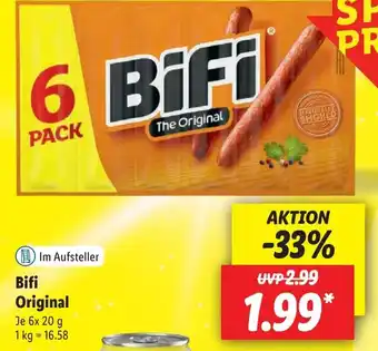 Lidl Bifi Original Angebot