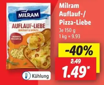 Lidl Milram Auflauf-/ Pizza-Liebe Angebot