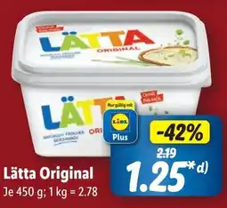 Lidl Lätta Original Angebot