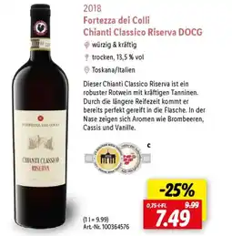 Lidl Fortezza dei Colli Chianti Classico Riserva DOCG Angebot