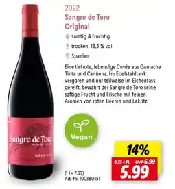 Lidl Sangre de Toro Original Angebot