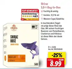 Lidl Shiraz -Bag-in-Box Angebot