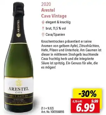 Lidl Arestel Cava Vintage Angebot