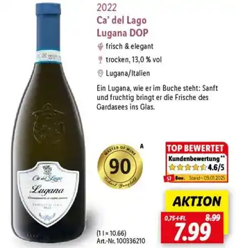 Lidl Ca' del Lago Lugana DOP Angebot