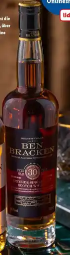 Lidl Ben Bracken Speyside Single Malt Scotch Whisky 30 Jahre mit Geschenkbox Angebot