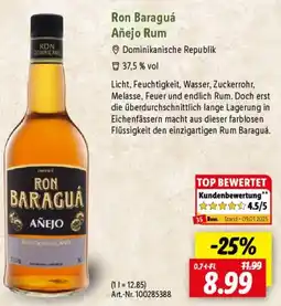 Lidl Ron Baraguá Añejo Rum Angebot