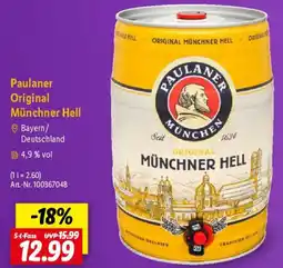 Lidl Paulaner Original Münchner Hell Angebot