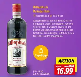 Lidl Killepitsch Kräuterlikör Angebot