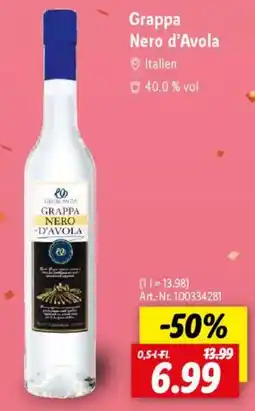 Lidl Grappa Nero d'Avola Angebot