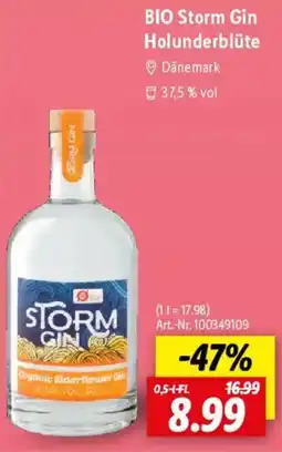 Lidl BIO Storm Gin Holunderblüte Angebot