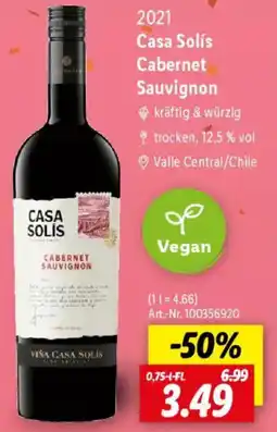 Lidl Casa Solís Cabernet Sauvignon Angebot