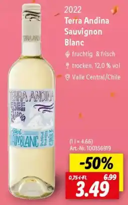 Lidl Terra Andina Sauvignon Blanc Angebot