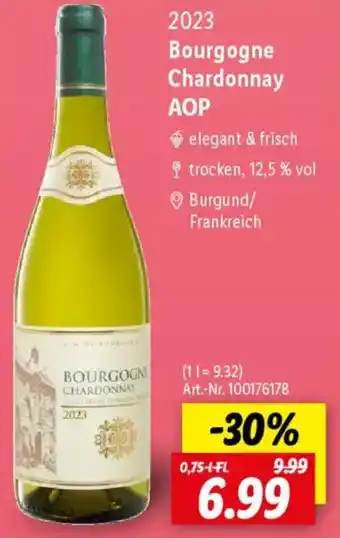 Lidl Bourgogne Chardonnay AOP Angebot